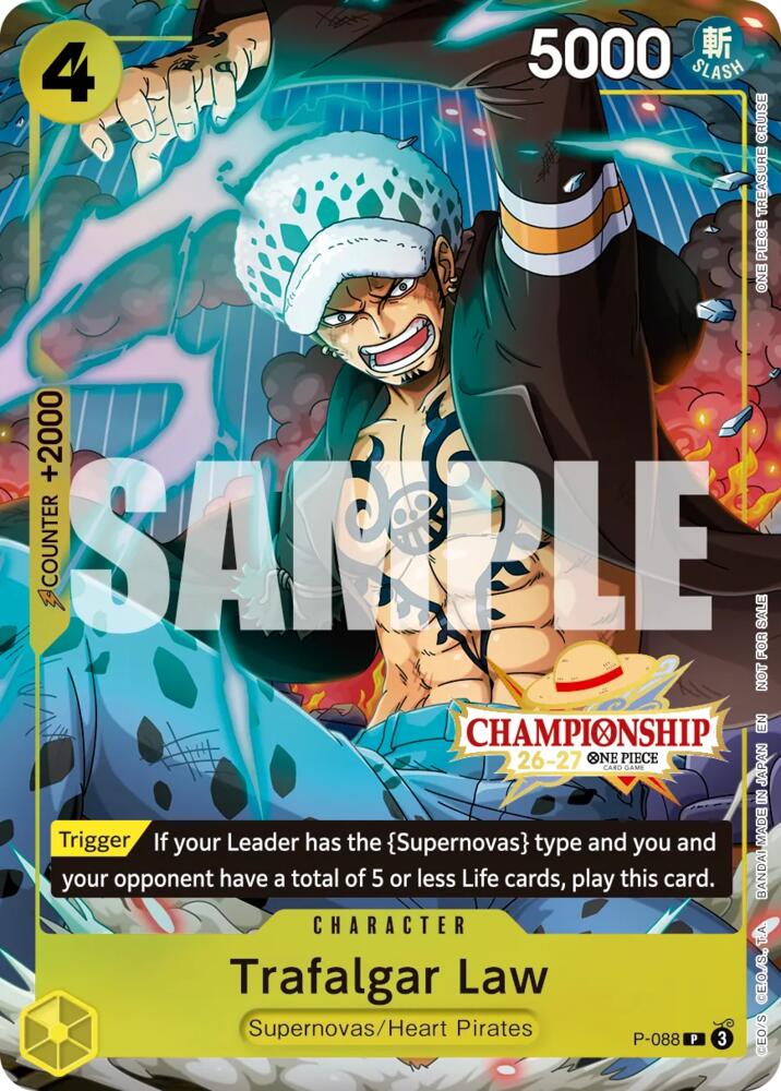 Trafalgar Law (CS 26-27 Event Pack), One Piece Promotion Cards P-088