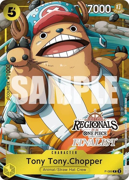 Tony Tony.Chopper (Offline Regional Finalist Card Set 2025 Vol.2), One Piece Promotion Cards P-089