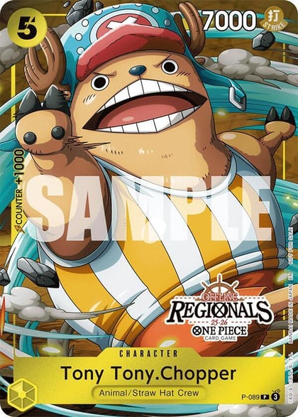 Tony Tony.Chopper (Offline Regional Participation Pack 2025 Vol.2), One Piece Promotion Cards P-089