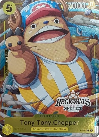 Tony Tony.Chopper (CS 25-26 Regionals Textured Chase Promo), One Piece Promotion Cards P-089