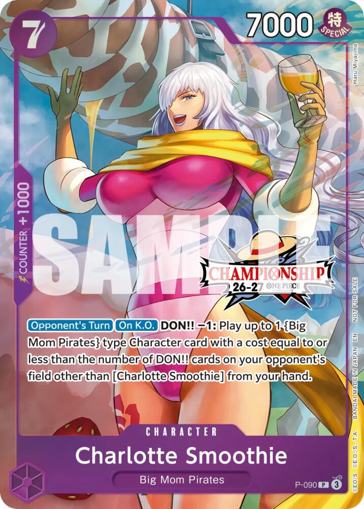 Charlotte Smoothie (CS 26-27 Event Pack Finalist Ver.), One Piece Promotion Cards P-090