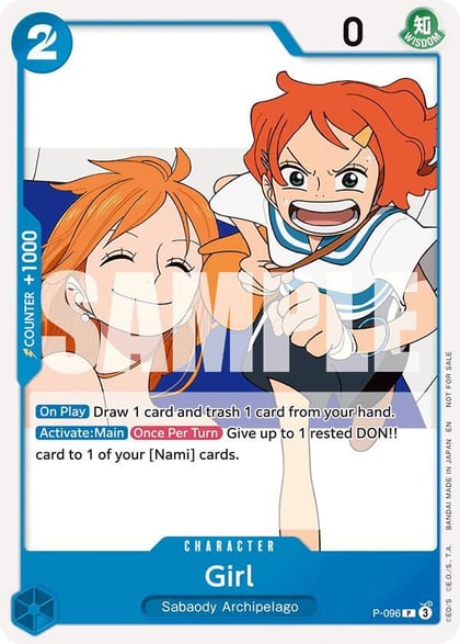 Girl (OP14 Release Event), One Piece Promotion Cards P-096