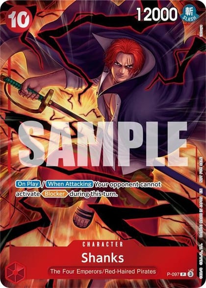 Shanks (Event Pack Vol. 8), One Piece Promotion Cards P-097