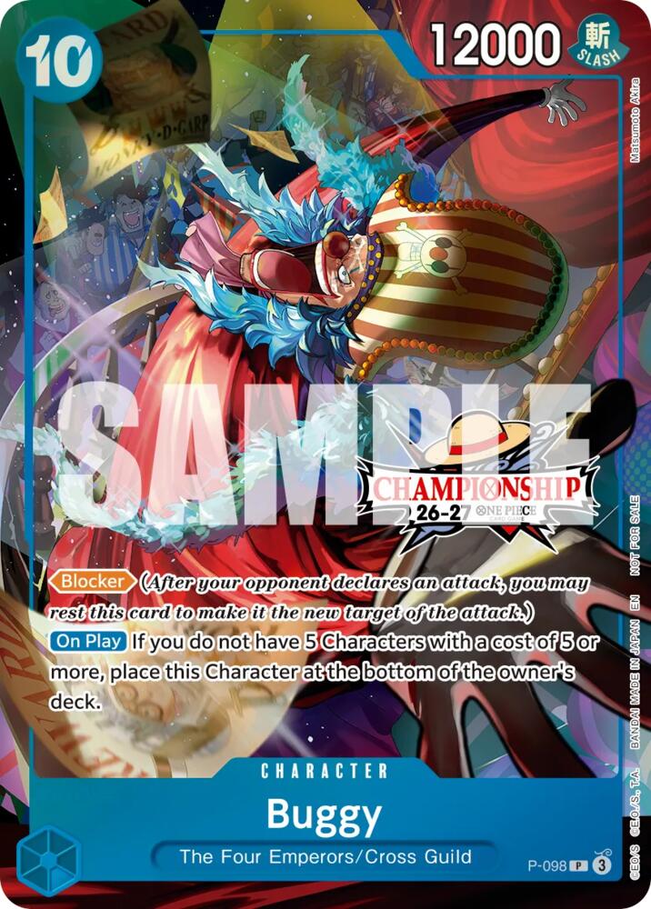 Buggy (CS 26-27 Event Pack Finalist Ver.), One Piece Promotion Cards P-098