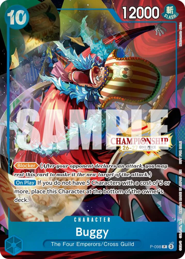 Buggy (CS 26-27 Event Pack), One Piece Promotion Cards P-098