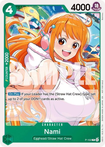 Nami (Tournament Pack 2026 Vol. 2), One Piece Promotion Cards P-102