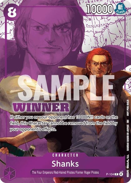 Shanks (Winner Pack 2026 Vol. 2), One Piece Promotion Cards P-104
