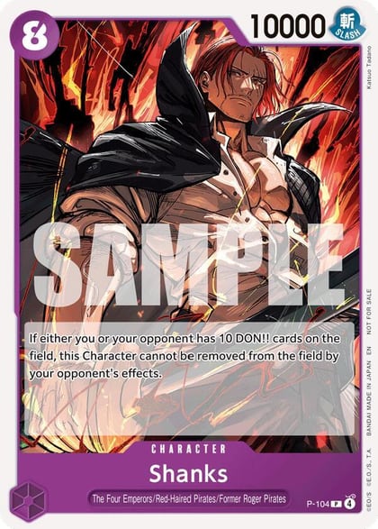 Shanks (Store Tournament 2025 Vol. 4), One Piece Promotion Cards P-104