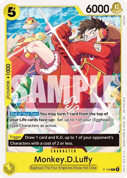 Monkey.D.Luffy (Store Tournament 2025 Vol. 4), One Piece Promotion Cards P-106