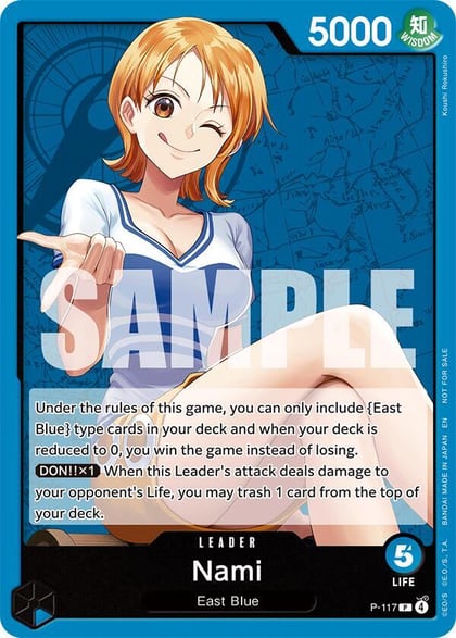 Nami - P-117, One Piece Promotion Cards P-117