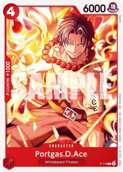 Portgas.D.Ace (Pirates Party 2026 Vol. 1), One Piece Promotion Cards P-119