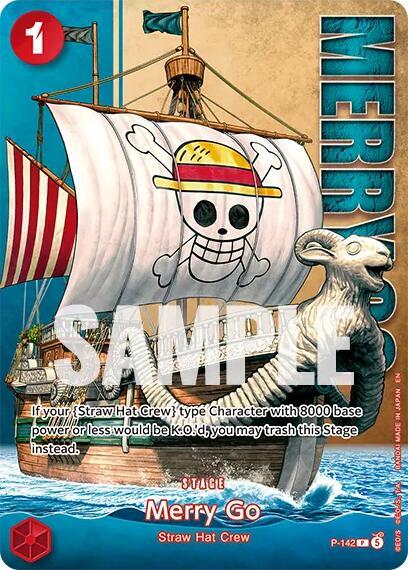 Merry Go - P-142 (Premium Card Collection -Live Action Edition Vol.2 Straw Hat Crew-), One Piece Promotion Cards P-142