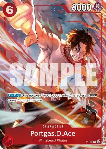 Portgas.D.Ace (Premium Card Collection -Flame-Flame Fruit Coliseum Edition-), One Piece Promotion Cards P-153