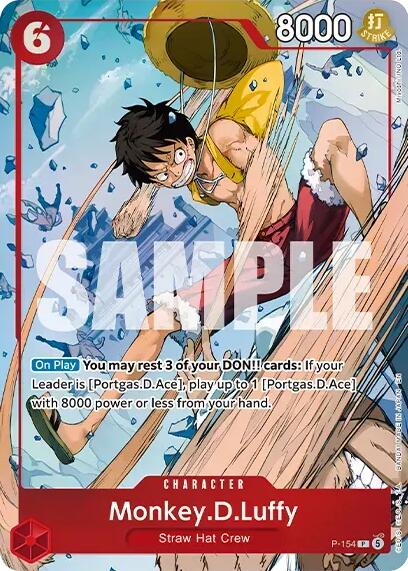 Monkey.D.Luffy (Premium Card Collection -Flame-Flame Fruit Coliseum Edition-), One Piece Promotion Cards P-154