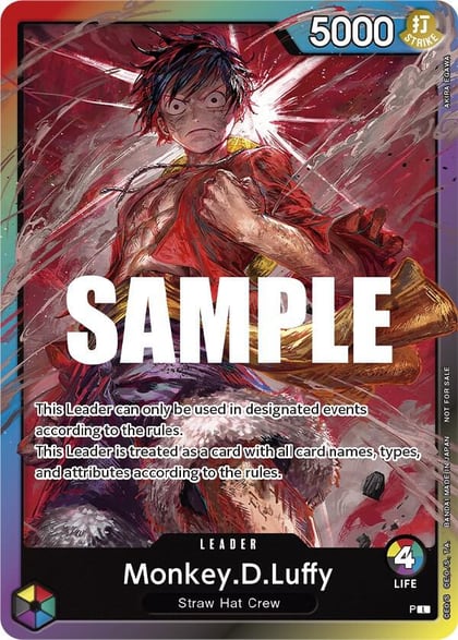 Monkey.D.Luffy (Leader Pack) (Sealed Battle 2023 Vol. 1), One Piece Promotion Cards #518691