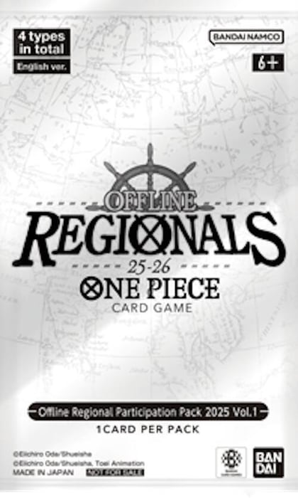 Offline Regional Participation Pack 2025 Vol. 1, One Piece Promotion Cards P619192