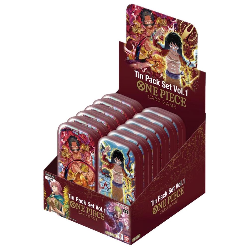One Piece Tin Pack Set Vol. 1 Display, One Piece Promotion Cards P620280