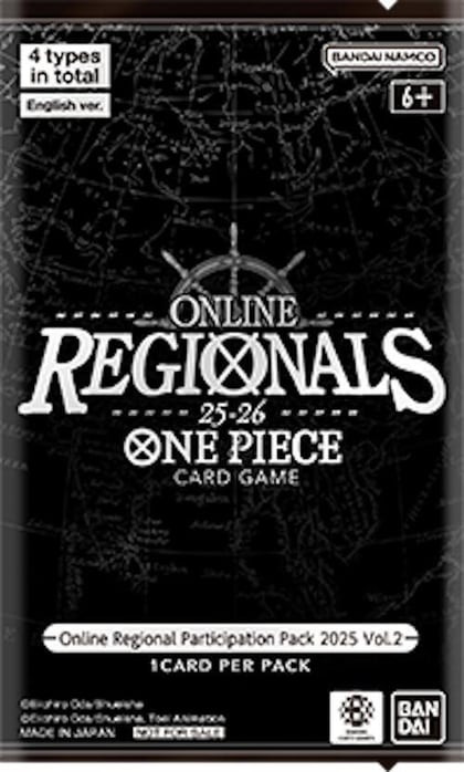 Online Regional Participation Pack 2025 Vol.2, One Piece Promotion Cards P649735