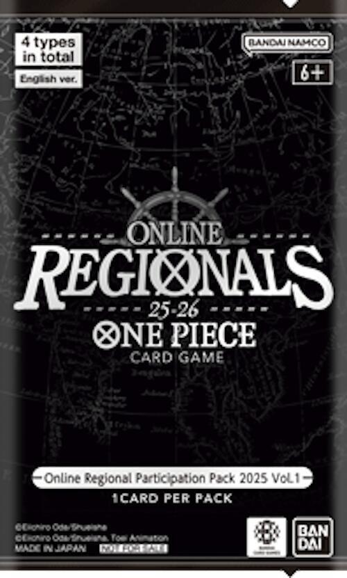 Online Regional Participation Pack 2025 Vol. 1, One Piece Promotion Cards P666567