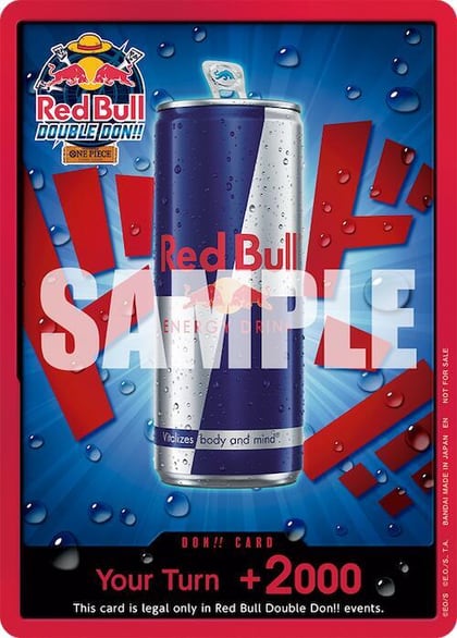 DON!! Card (Red Bull Double Don!!), One Piece Promotion Cards #681870