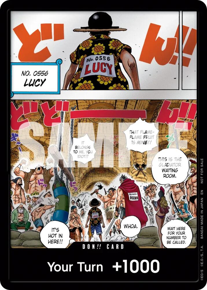DON!! Card (Flame-Flame Fruit Coliseum), One Piece Promotion Cards #719661