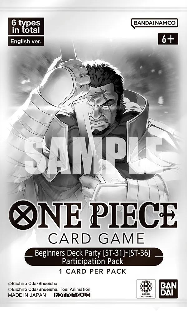 Beginners Deck Party [ST-31] - [ST-36] Participation Pack, One Piece Promotion Cards P722701