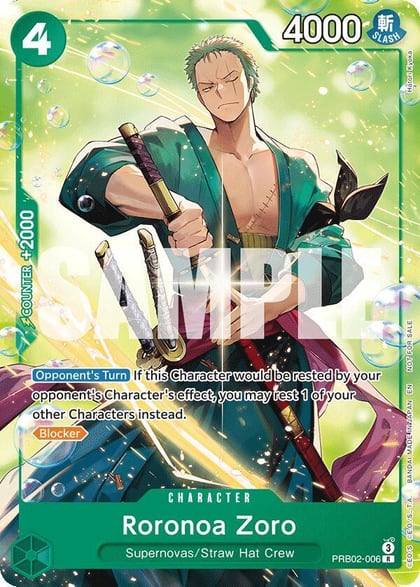 Roronoa Zoro (Welcome Pack 2026 Vol.1), One Piece Promotion Cards PRB02-006