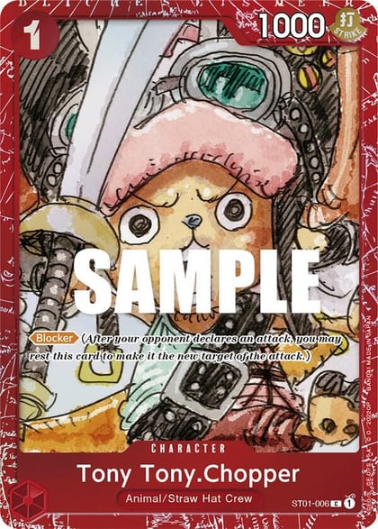 Tony Tony.Chopper (Premium Card Collection -ONE PIECE FILM RED Edition-), One Piece Promotion Cards ST01-006