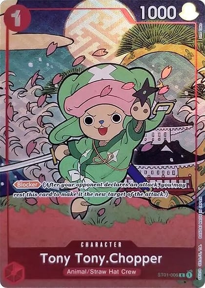 Tony Tony.Chopper (English Version 1st Anniversary Set), One Piece Promotion Cards ST01-006