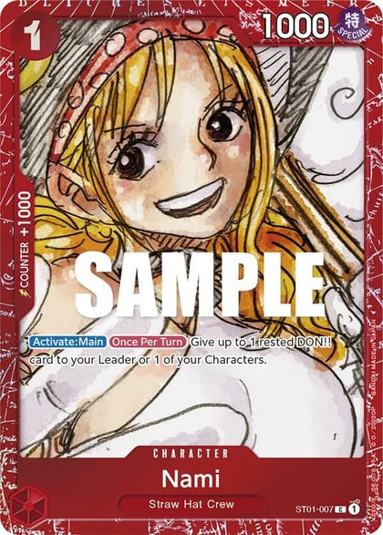 Nami (Premium Card Collection -ONE PIECE FILM RED Edition-), One Piece Promotion Cards ST01-007