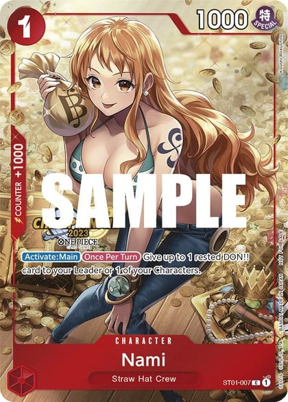Nami (CS 2023 Celebration Pack), One Piece Promotion Cards ST01-007