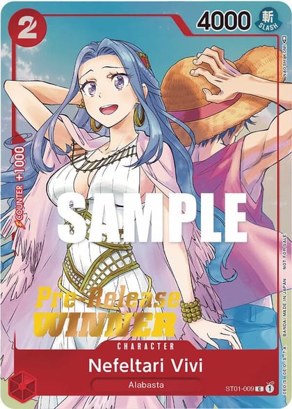 Nefeltari Vivi (OP-03 Pre-Release Tournament) [Winner], One Piece Promotion Cards ST01-009