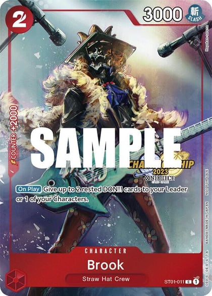 Brook (CS 2023 Celebration Pack), One Piece Promotion Cards ST01-011