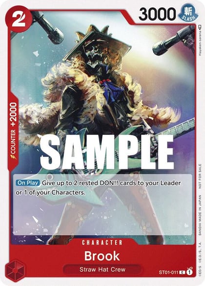 Brook (Tournament Pack Vol. 4), One Piece Promotion Cards ST01-011