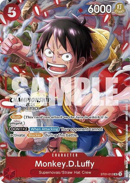 Monkey.D.Luffy (CS 2024 Celebration Pack), One Piece Promotion Cards ST01-012