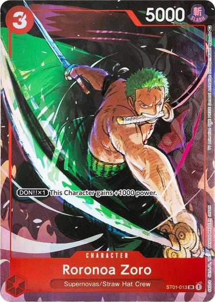 Roronoa Zoro (Gift Collection 2023), One Piece Promotion Cards ST01-013