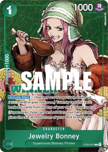 Jewelry Bonney (Tournament Pack Vol. 3) [Winner], One Piece Promotion Cards ST02-007