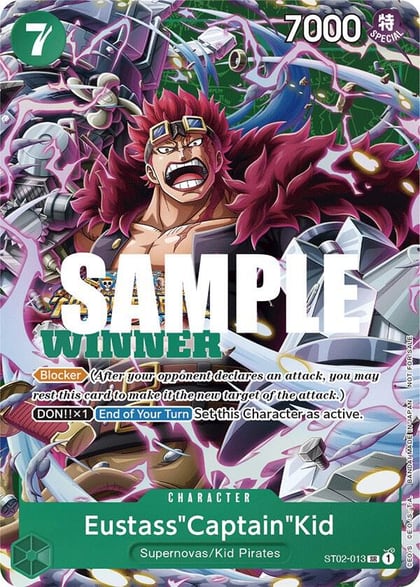 Eustass"Captain"Kid (Winner Pack Vol. 5), One Piece Promotion Cards ST02-013
