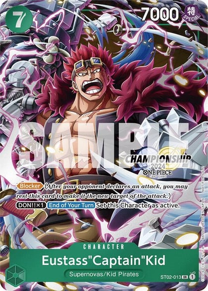 Eustass"Captain"Kid (CS 2024 Celebration Pack), One Piece Promotion Cards ST02-013