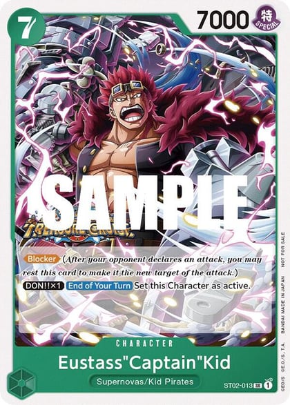 Eustass"Captain"Kid (Tournament Pack Vol. 5), One Piece Promotion Cards ST02-013