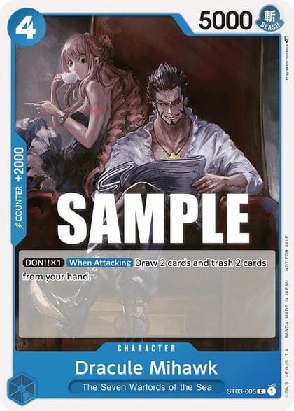Dracule Mihawk (Tournament Pack Vol. 4), One Piece Promotion Cards ST03-005