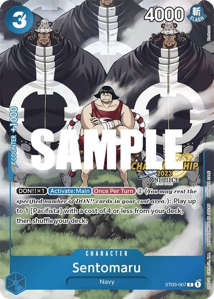 Sentomaru (CS 2023 Celebration Pack), One Piece Promotion Cards ST03-007