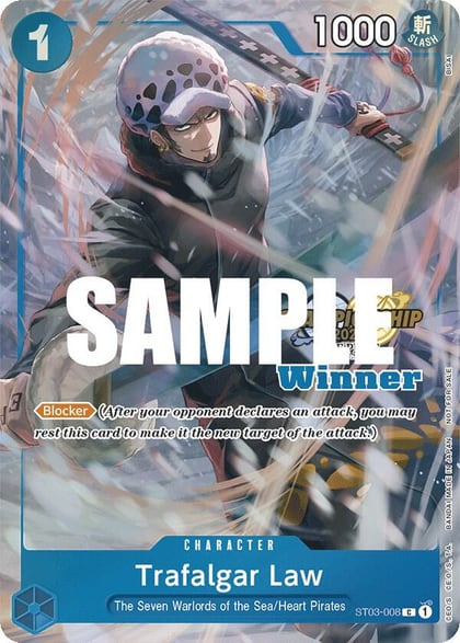 Trafalgar Law (CS 2023 Top Players Pack) [Winner], One Piece Promotion Cards ST03-008