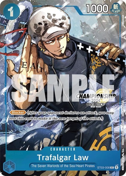 Trafalgar Law - ST03-008 (CS 2024 Event Pack Finalist), One Piece Promotion Cards ST03-008