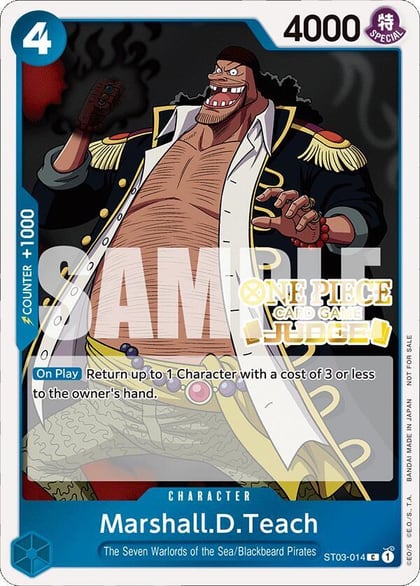 Marshall.D.Teach (Judge Pack Vol. 4), One Piece Promotion Cards ST03-014