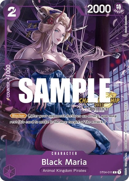 Black Maria (CS 2023 Celebration Pack), One Piece Promotion Cards ST04-011