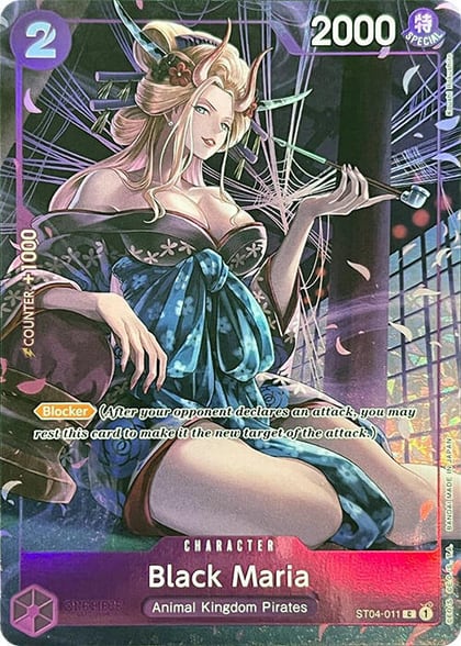 Black Maria (Premium Card Collection -BANDAI CARD GAMES Fest. 23-24 Edition-), One Piece Promotion Cards ST04-011
