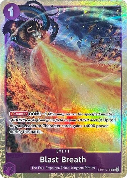 Blast Breath (Premium Card Collection -Best Selection Vol. 1-), One Piece Promotion Cards ST04-016