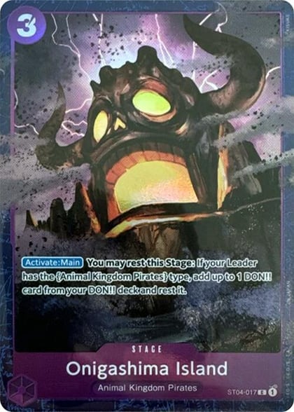 Onigashima Island (Premium Card Collection -Best Selection Vol. 2-), One Piece Promotion Cards ST04-017