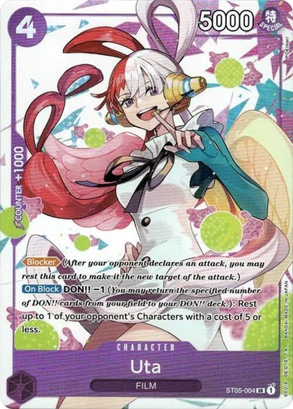 Uta - ST05-004 (Premium Card Collection -Uta-), One Piece Promotion Cards ST05-004
